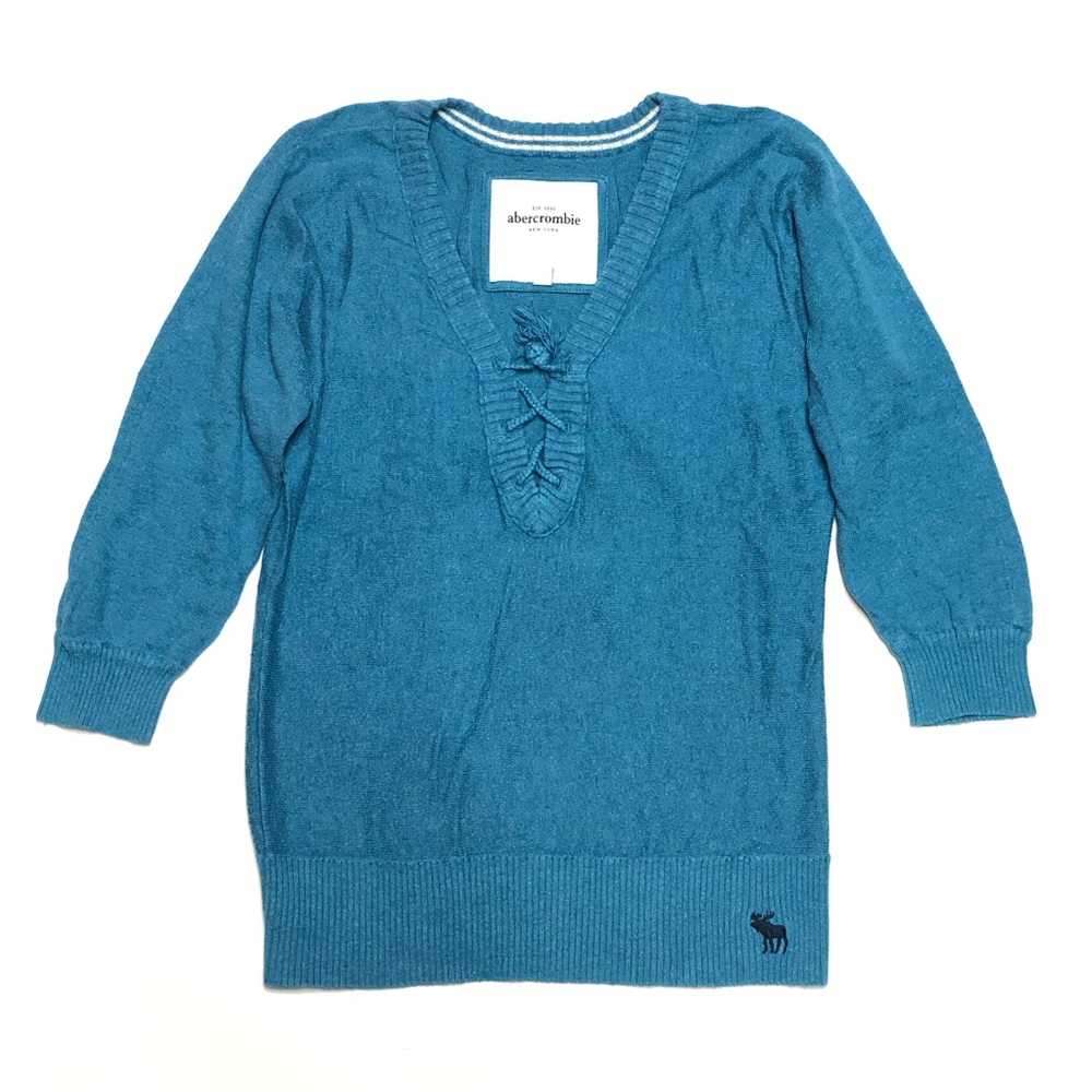 Abercrombie Lace-Up Sweater